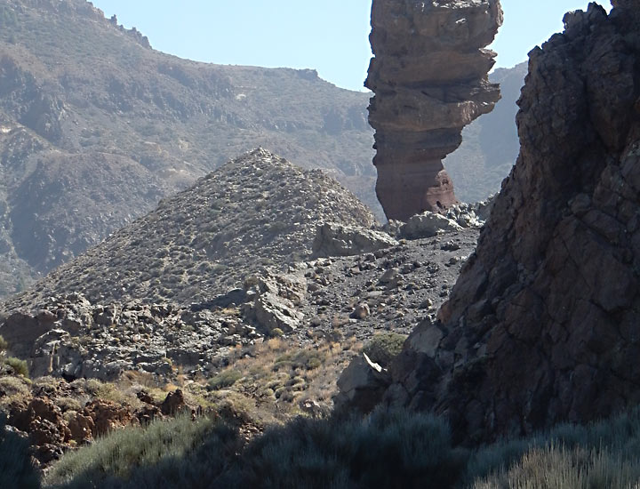 Teneriffa, El Medano, Mondlandschaften