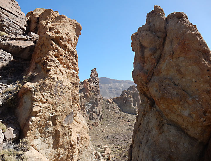 Teneriffa, El Medano, Mondlandschaften