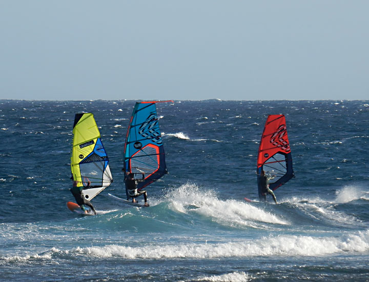 Teneriffa, El Medano, F&uuml;r alle Windsurf K&ouml;nnenstufen