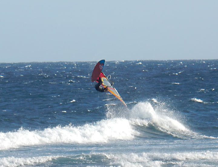 Teneriffa, El Medano, Windsurfer
