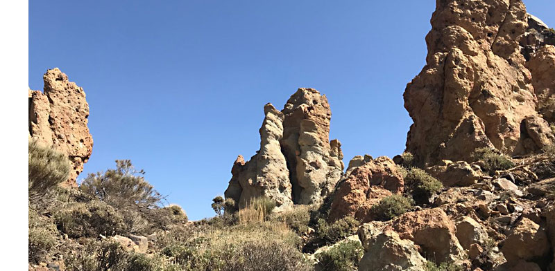 Wandern am gr��ten Berg Spaniens